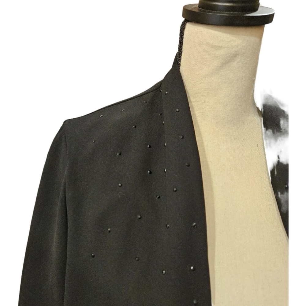 S.L. Fashions Black Beaded Jacket - Picture 3 of 7